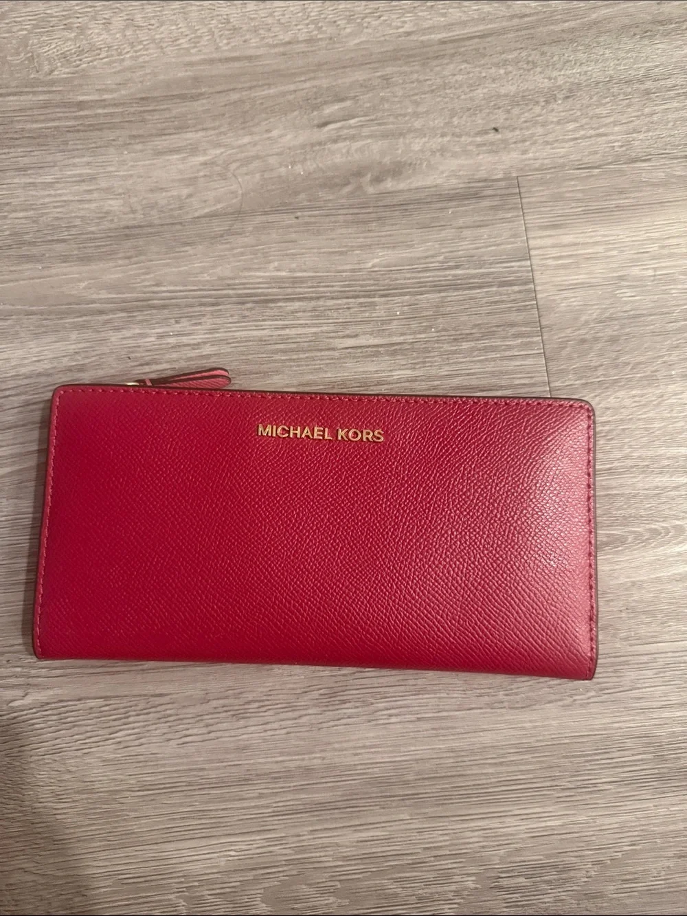 Michael Kors Zip-Around Leather Wallet